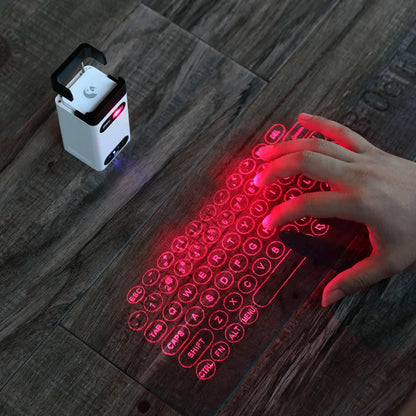 Wireless Mini Laser Projection Keyboard with Bluetooth and Mouse Functionality for Laptops and Smartphones